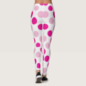 Roze pokkenpatroon leggings (Achterkant)