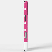  roze polaire dot Case-Mate iPhone case (Achterkant / Rechts)
