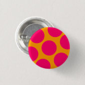 Roze Polka Dot Button (Voorkant /achterkant)