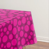 Roze polka dot tafelkleed (Voorbeeld)