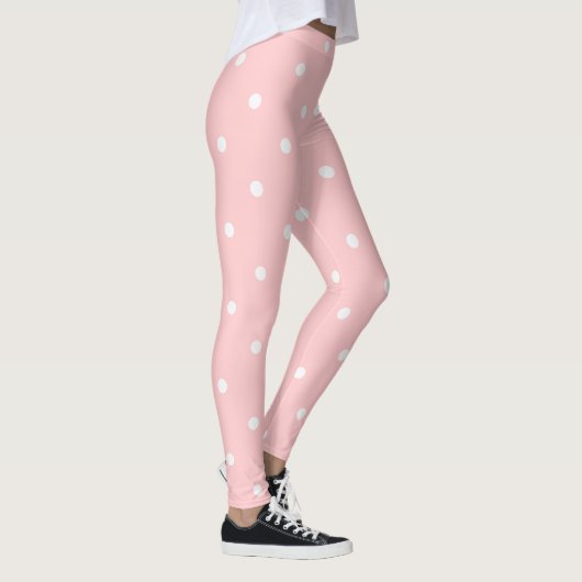 Roze Polka Leggings (Rechts)