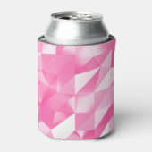 Roze polygoonachtergrond: abstracte 3D-rendering Blikjeskoeler (Blikje Voorkant)