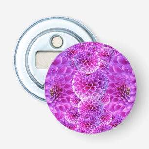 Roze Pom Dahlia Flowers Button Flesopener