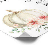 Roze pomkin Momosa Bar Drink Sign Poster (Hoek)