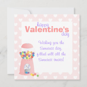 Roze pompelmachine feestdagenkaart