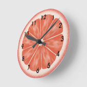 Roze pompelmoessap/pompelmoes ronde klok (Hoek)