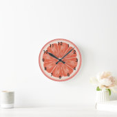 Roze pompelmoessap/pompelmoes ronde klok (Huis)