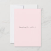 Roze pompoen en zonnebloem Hartelijk dank Bedankkaart (Achterkant)