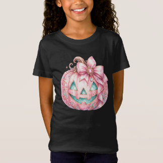 “Roze Pompoen” Mooie Halloween T‑Shirt T-shirt