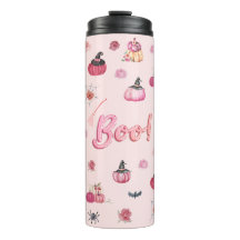 Roze Pompoen Thermische Tumbler