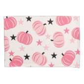 Roze Pompoen Y2K Schattige Fruit Herfst Bloemen Bo Kussensloop (Voorkant)