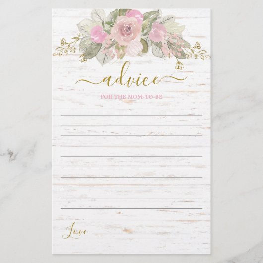 Roze pompoenadvies voor de moeder als kaart (Voorkant)