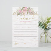 Roze pompoenadvies voor de moeder als kaart (Staand voorkant)