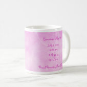 Roze Pony & Bloemen Mok (Voorkant rechts)