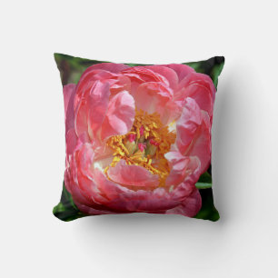 Roze pony-bloemkussen kussen