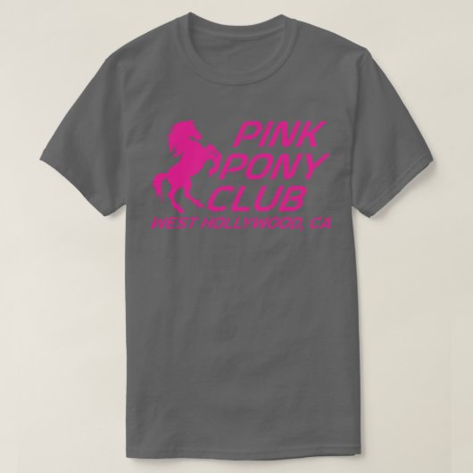 Roze Pony Club Mok T-shirt (Design voorkant)