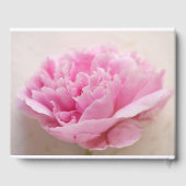 Roze pony met lint gastenboek (Achterkant)