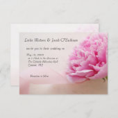 Roze pony met lint kaart (Voorkant / Achterkant)