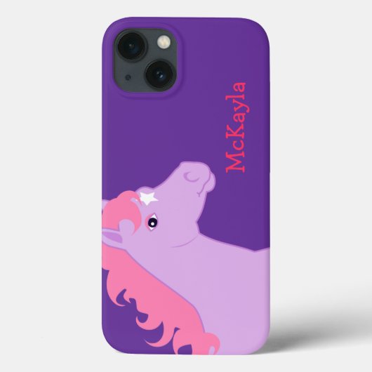 Roze Pony op maat Case-Mate iPhone Case (Achterkant)