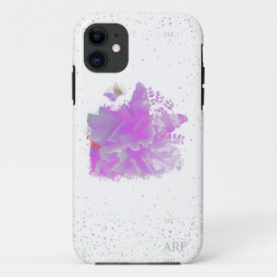 *~* Roze pony Painting Art Butterfly AR3 iPhone 11 Hoesje