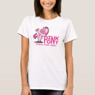 Roze Pony Pedal Pub Indy T-shirt