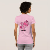 Roze Pony Pedal Pub T-shirt (Achterkant volledig)