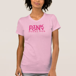 Roze Pony Pedal Pub T-shirt