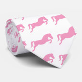 Roze Pony Stropdas (Opgerold)