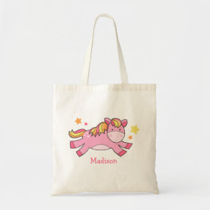Roze Pony Tote Bag