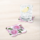  roze pony's kartonnen onderzetters (Insitu)