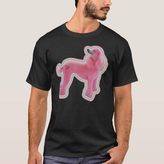 Roze poodle Classic T-shirt (Voorkant)