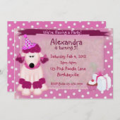 Roze pooiel kaart (Voorkant / Achterkant)