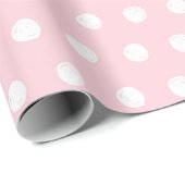 Roze pooldot papier (Rol Hoek)