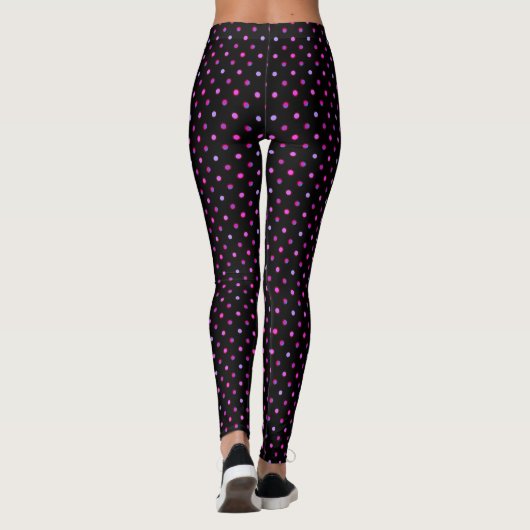 Roze pooldots 2 leggings (Achterkant)