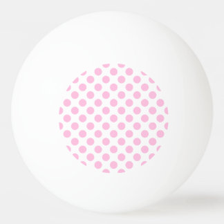 Roze poolpunten met  achtergrond pingpongballen