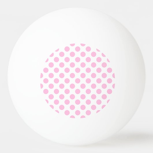 Roze poolpunten met  achtergrond pingpongballen (Voorkant)