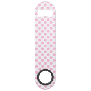 Roze poolpunten met  achtergrond speed flessenopener