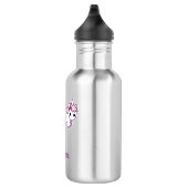 Roze Pooping Unicorn Waterfles (Rechts)