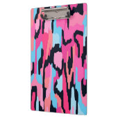 Roze Pop Abstract Klembord (Links)