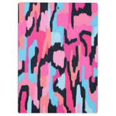 Roze Pop Abstract Klembord (Achterkant)