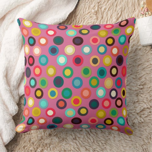 roze pop spot kussen (Deken)