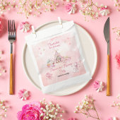 Roze Popcorn en Pyjama Slumber Verjaardagsfeest Bedankzakje