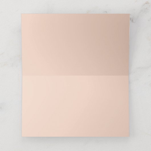 Roze Poppies wilde bloemen bloemenbruiloft (Binnenkant ongevouwen)