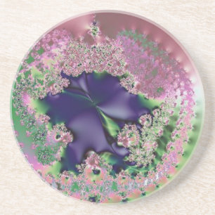 Roze portaal naar Paars maken Zandsteen Onderzetter