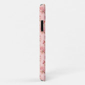 Roze Posies stijl Sweet Art Phone Case (Achterkant/rechts)