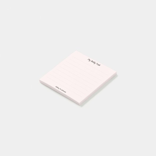 Roze Post-it® Notes (Schuin)