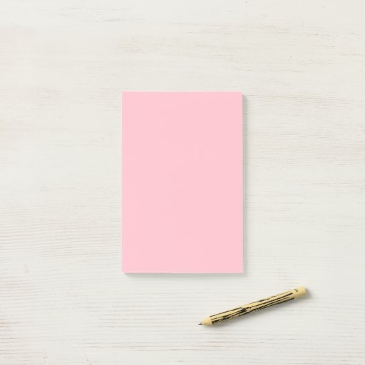 Roze Post-it® Notes (Op bureau)