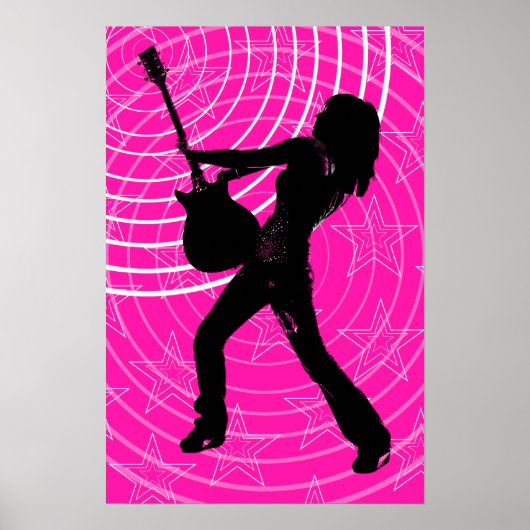 Roze Poster Oasis (Voorkant)