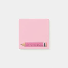 Roze potlood post-it® notes