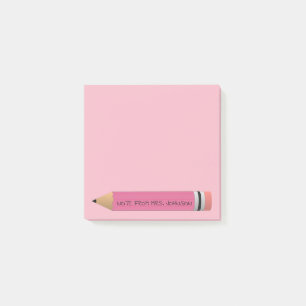 Roze potlood post-it® notes